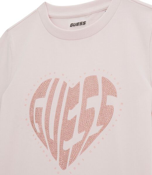 Logo rhinestone t-shirt