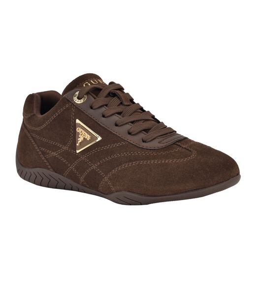 Gabiey low profile suede lace-up sneakers