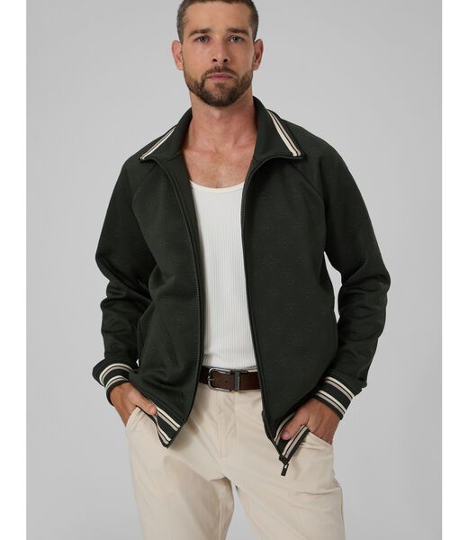 guess full zip sweatshirt