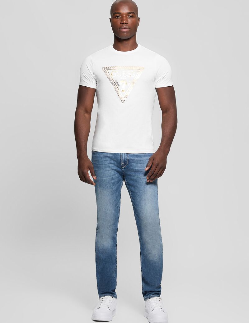 Chain triangle logo t-shirt