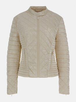 All Over Logo Puffer