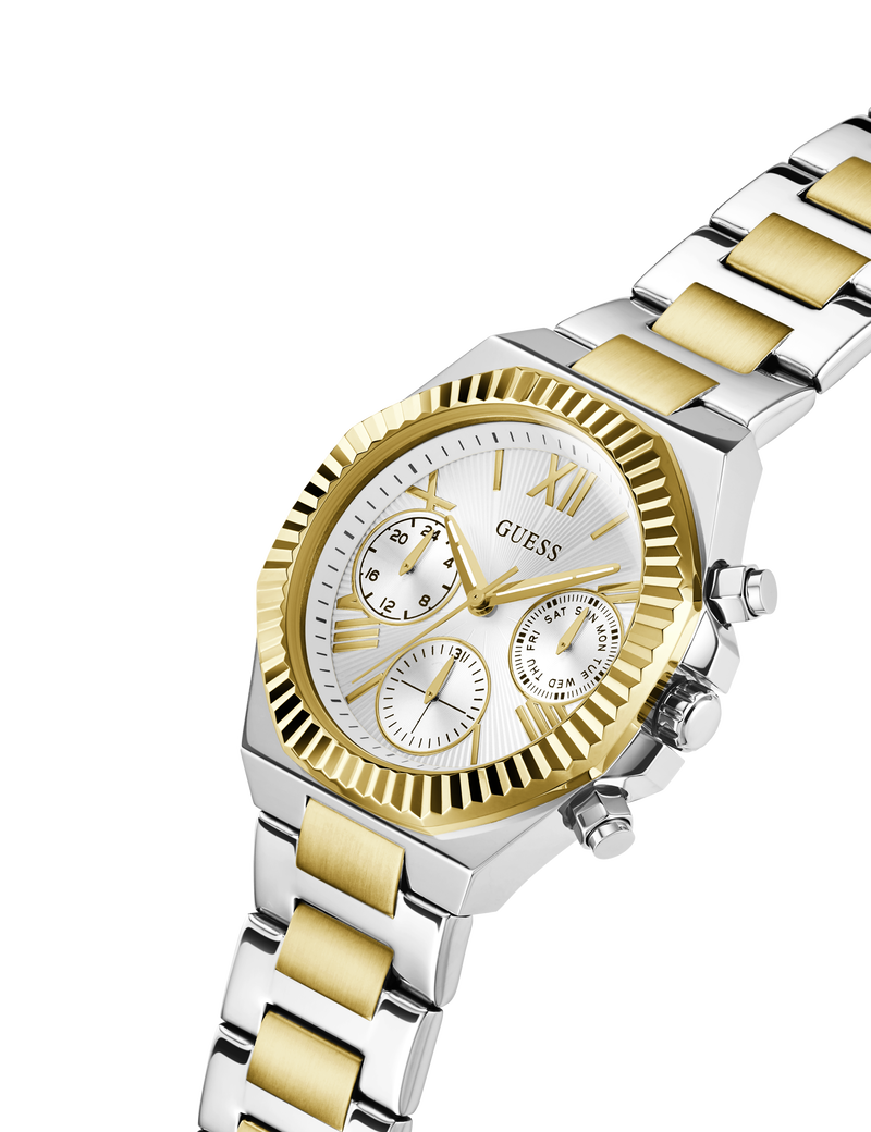 Ladies 2-Tone Multi-function Watch