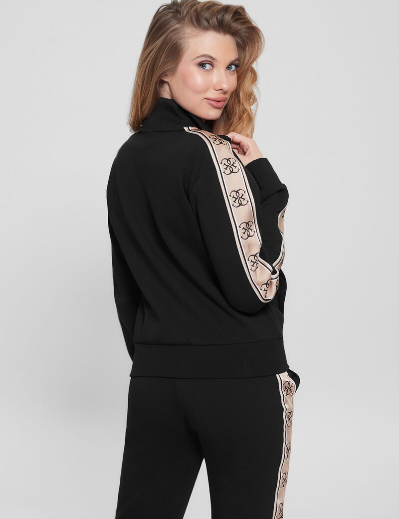 Side logo tape sweatshirt