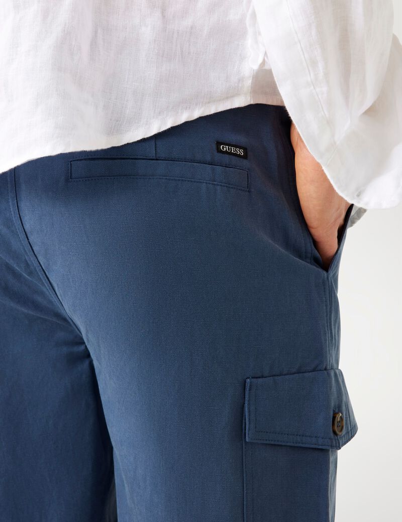 Twill cargo shorts