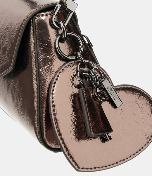 Bolena laminated mini shoulder bag