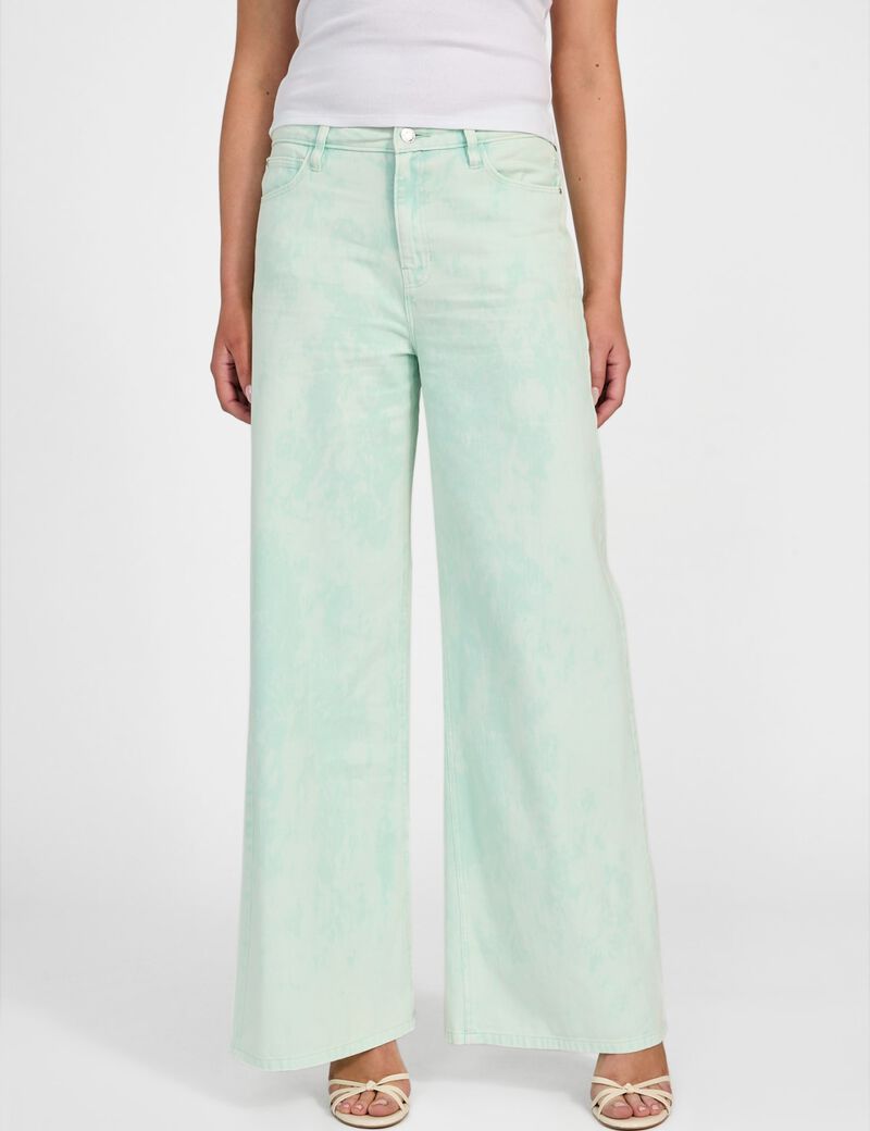 Bellflower wide-leg twill pants