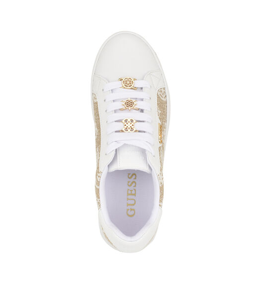 Renzy peony logo sneakers