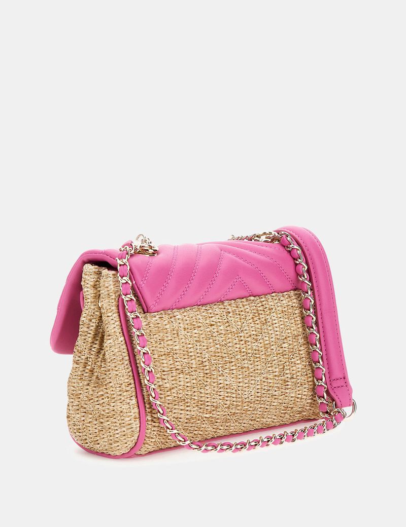 Straw crossbody bag