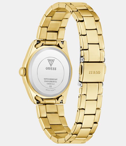 Ladies Gold Tone Date Watch