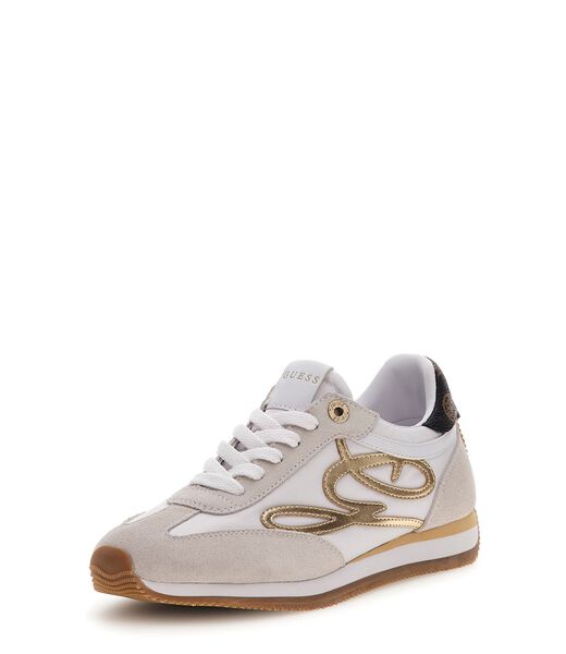 SKROLL - SUEDE-BEIGE/NATURALS