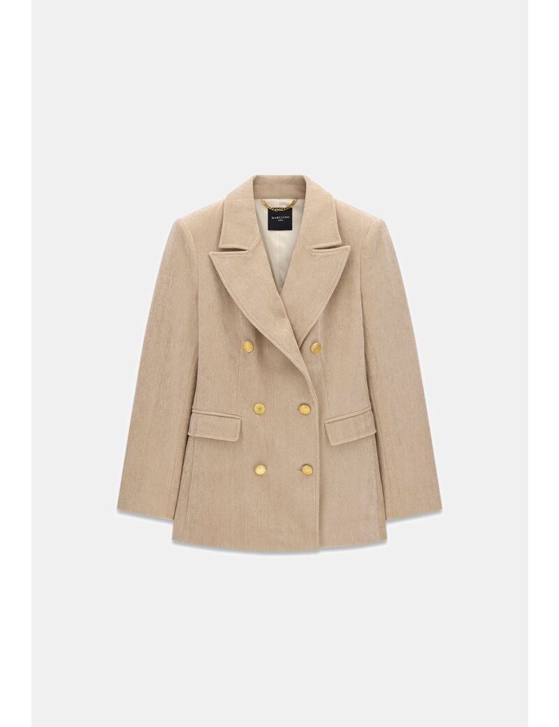 guess marciano double breasted blazer