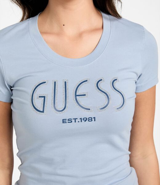 Rhinestones logo T-shirt