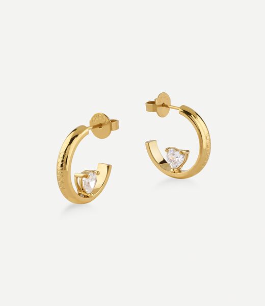 20MM HEART CRYSTAL J HOOP