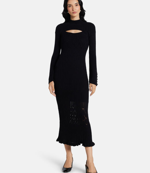 Twin-set long sweater dress