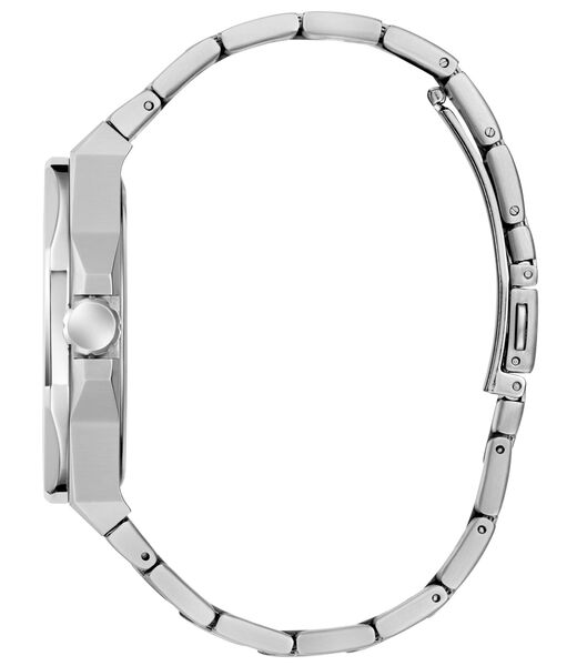 Mens Silver Tone Analog Watch