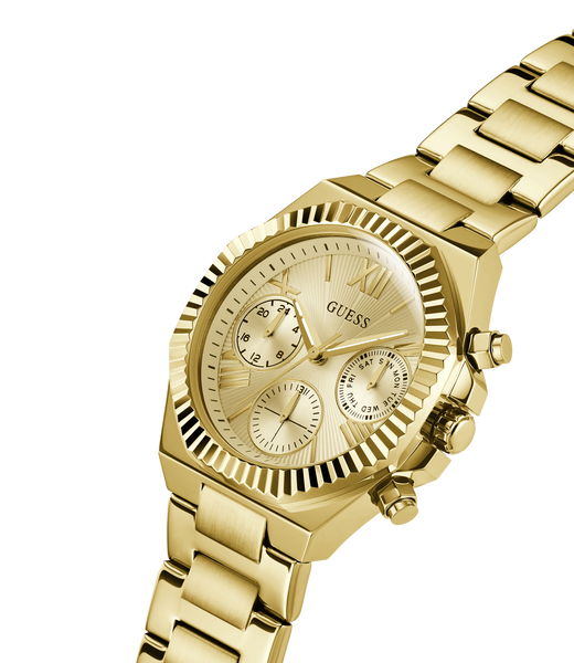 Ladies Gold Tone Multi-function Watch