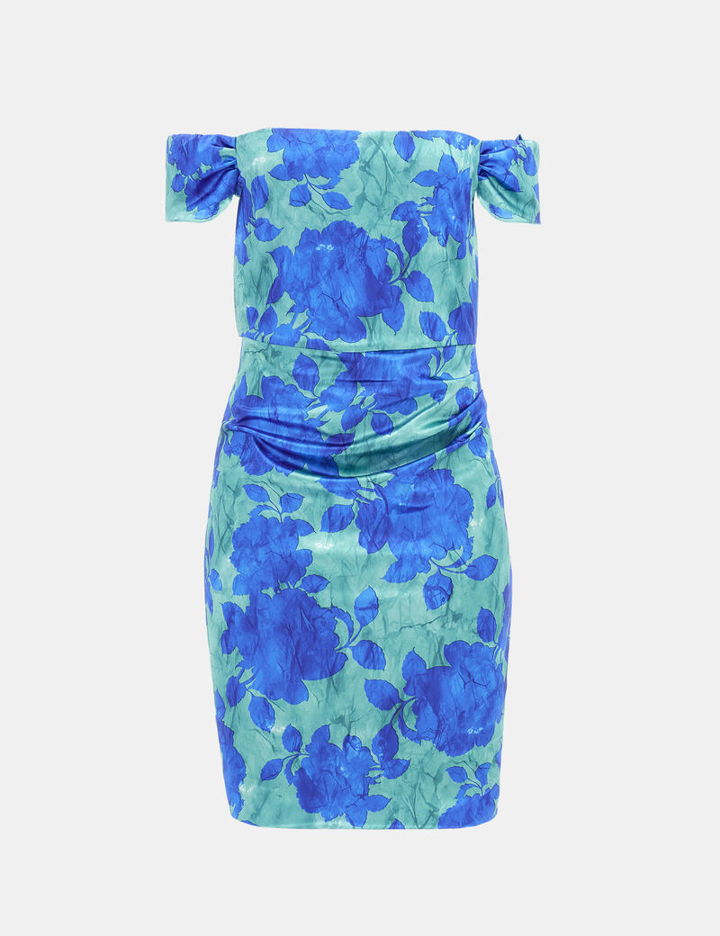 Floral print mini dress