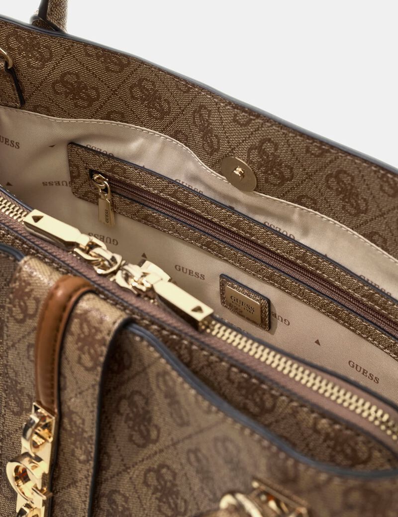 guess yvonne logo tote bag