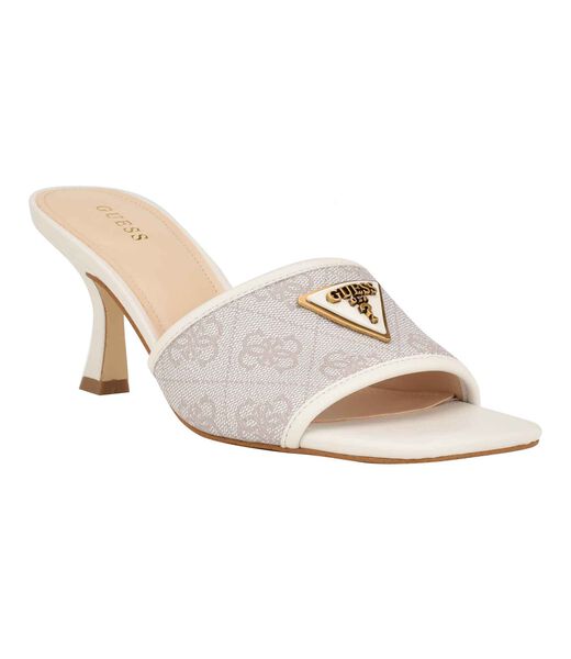 Logo Heel Sandals