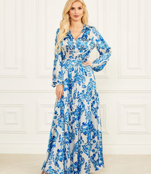 Marciano Silk Long Dress