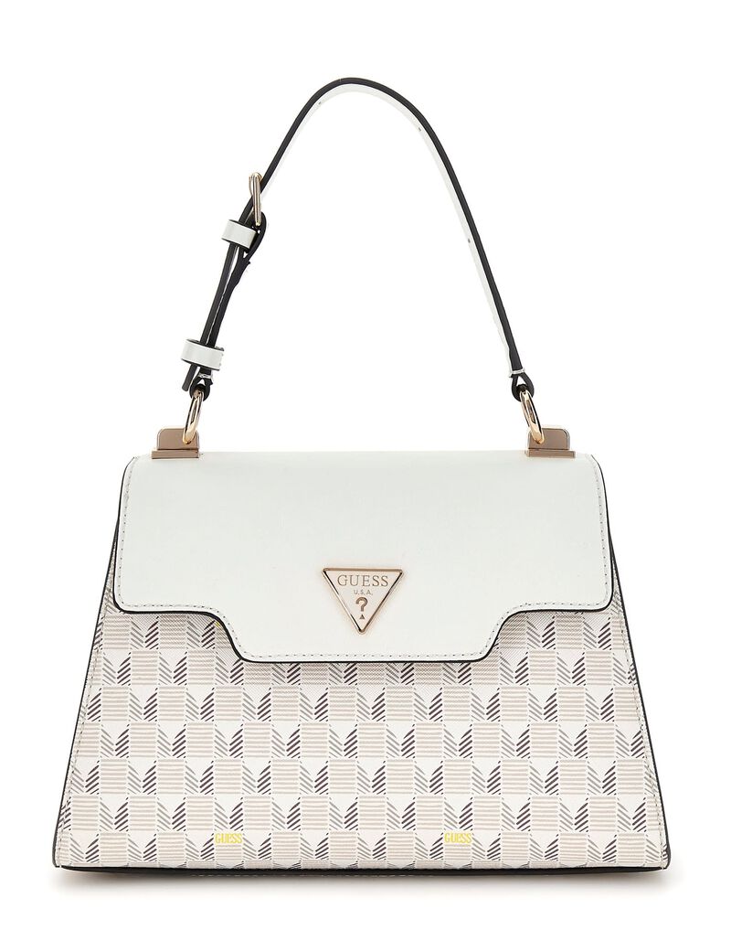 G Wave geometric-print handbag