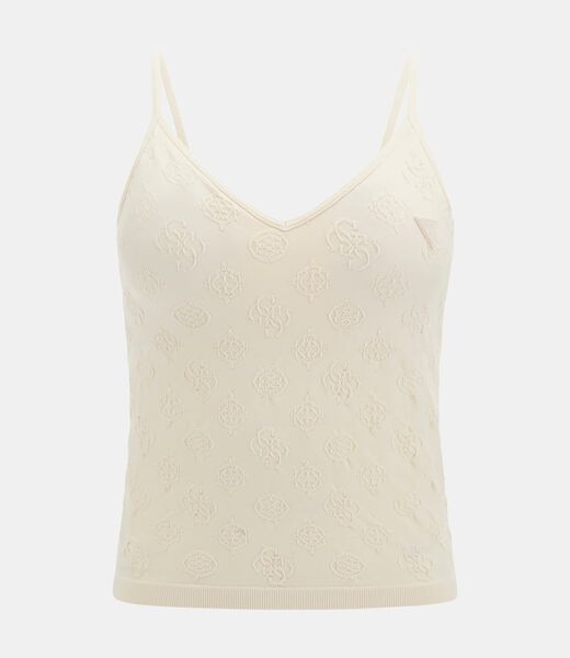 All-over logo tank top