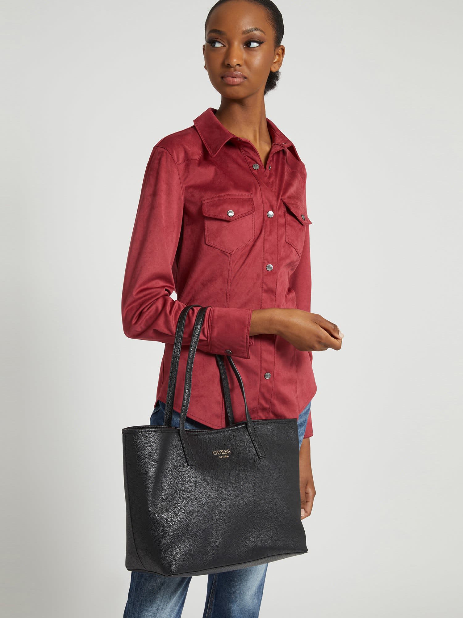 Shop GUESS Online Vikky Tote