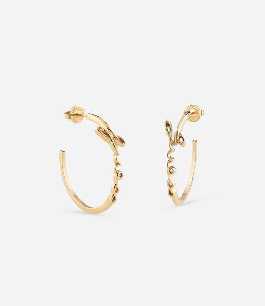 55MM GUESS LOGO SCRIPT HOOPS