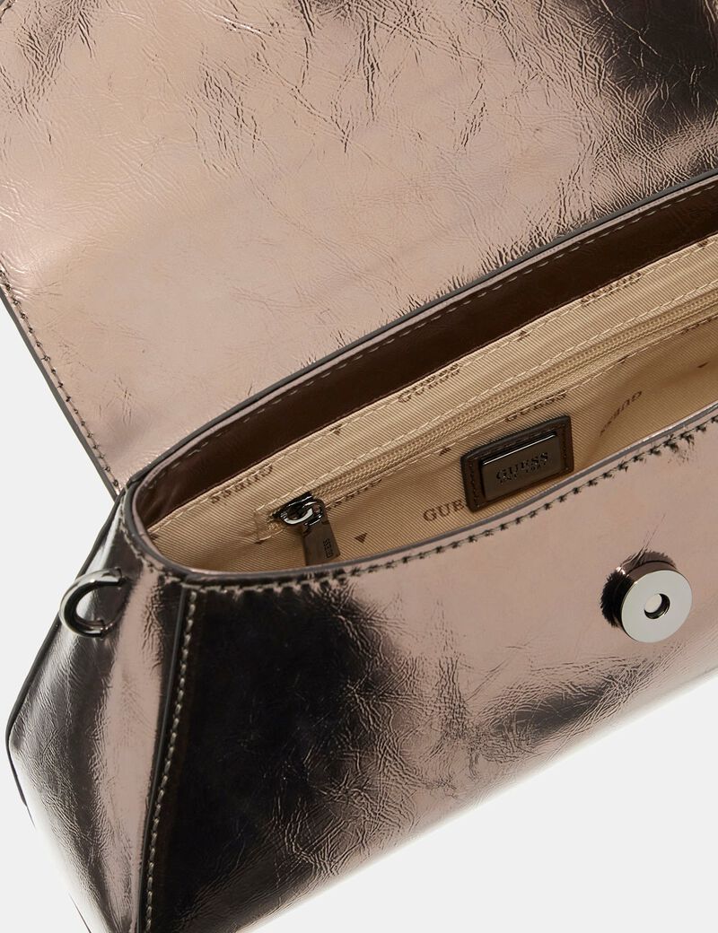 Bolena laminated mini shoulder bag