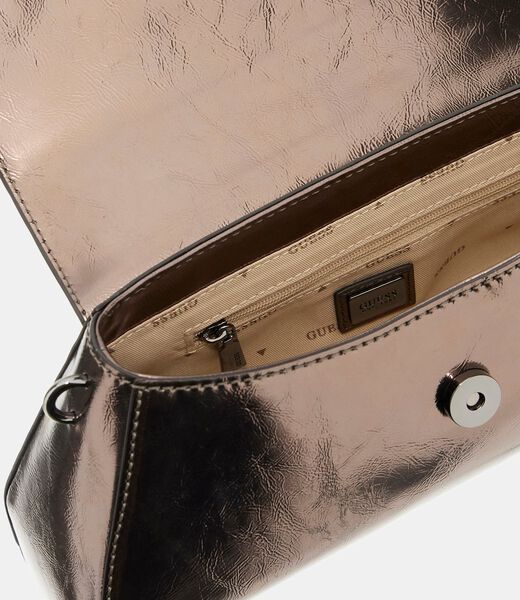 Bolena laminated mini shoulder bag
