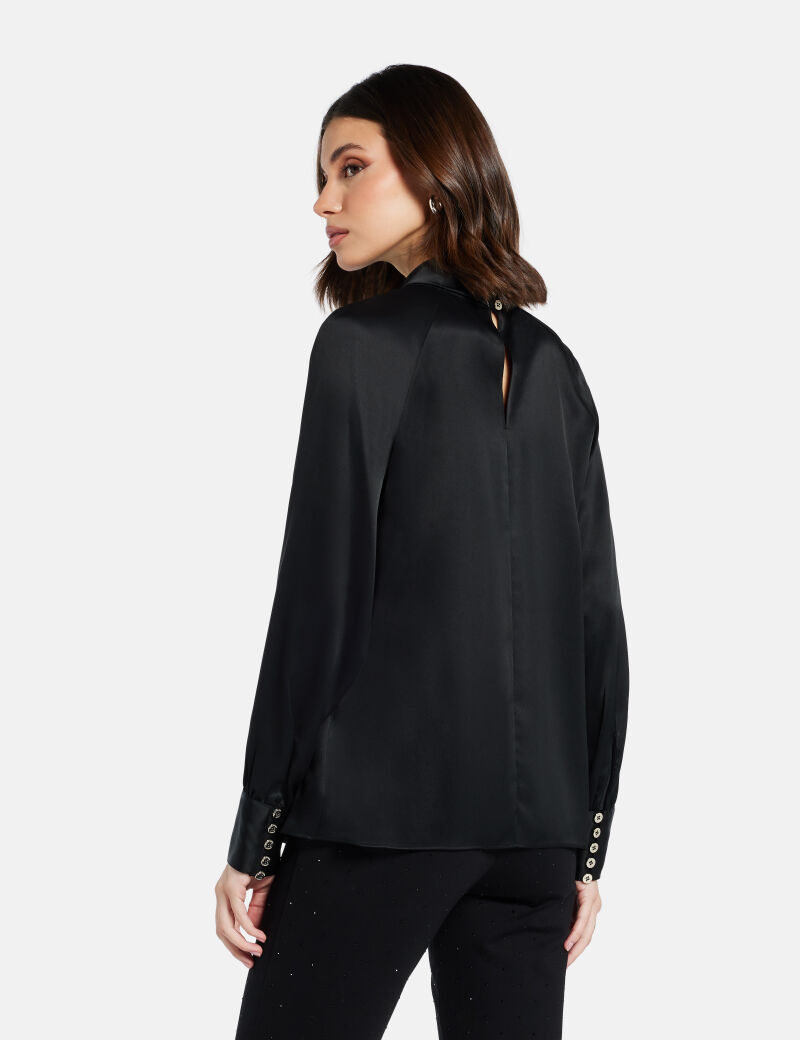 Dion long sleeve relaxed blouse