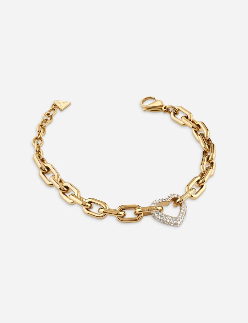 18Mm Pave Heart Chain Br