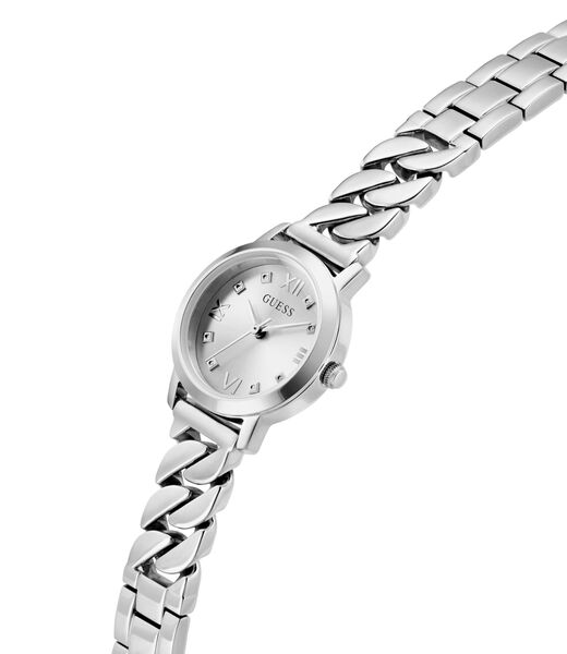 Ladies Silver Tone Analog Watch
