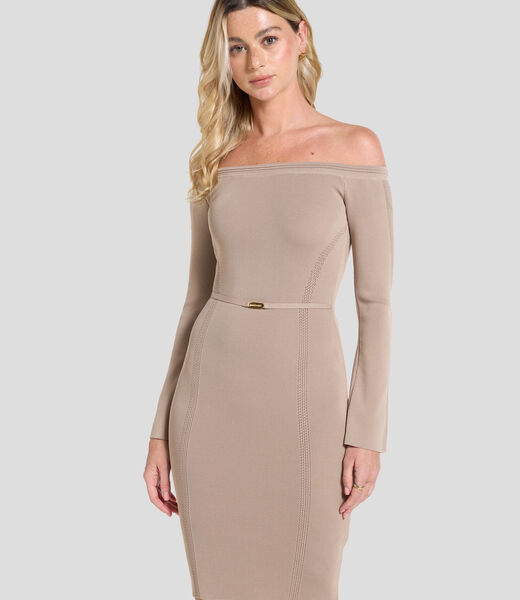 Marciano off-shoulder  midi dress