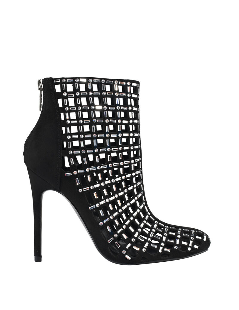 Rhine-Stone Mesh Boots