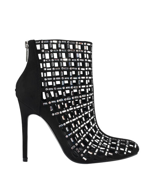 Rhine-Stone Mesh Boots