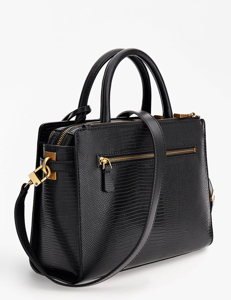 Ginevra python-print handbag