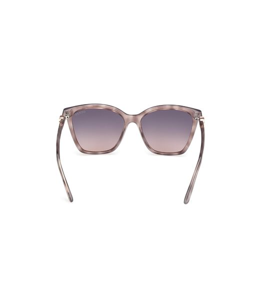 Square gradient grey smoke sunglasses