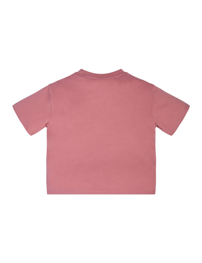 Triangle logo crop t-shirt