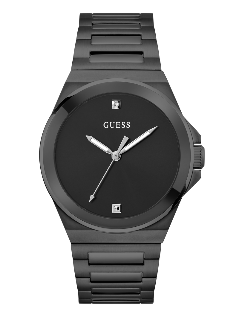 Mens Black Analog Watch