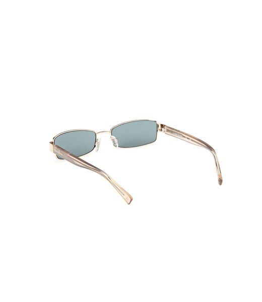 Rectangle metal sunglasses