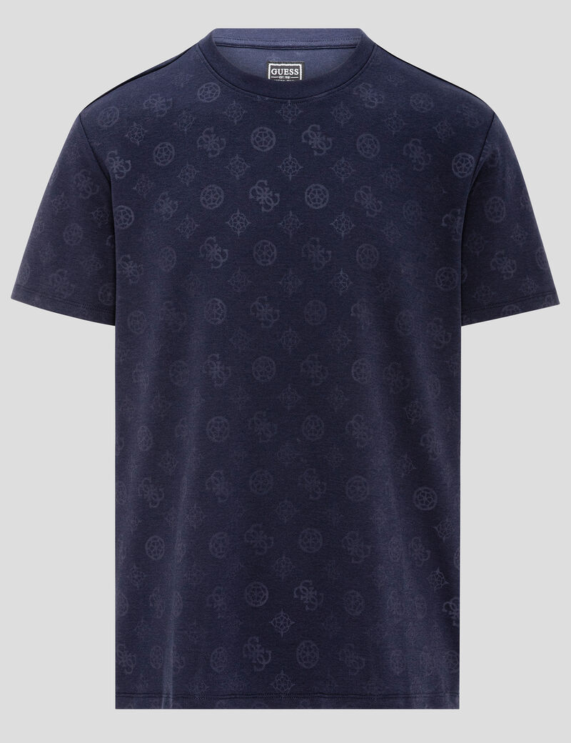 Embossed logo shirt