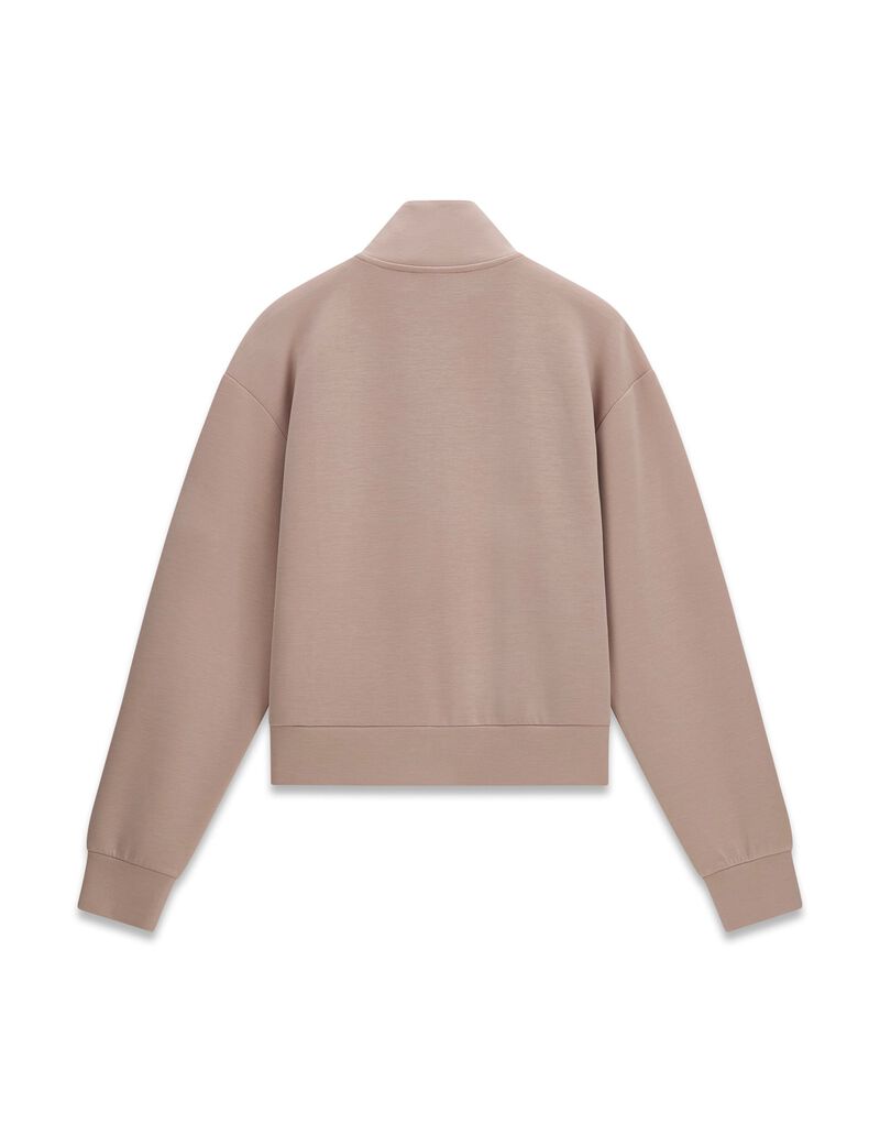 High neck sweatshirt