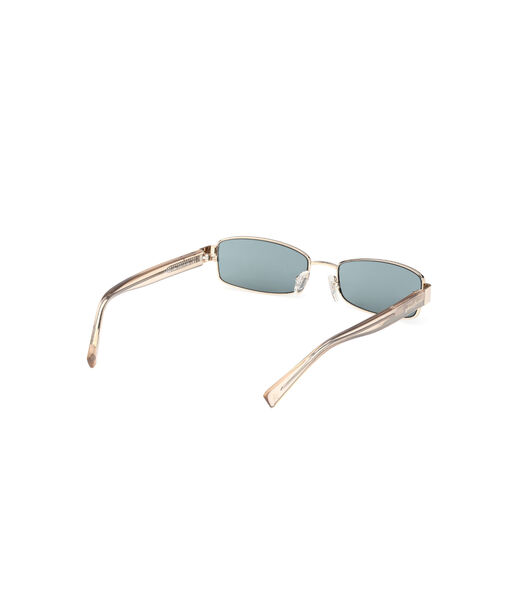 Rectangle metal sunglasses