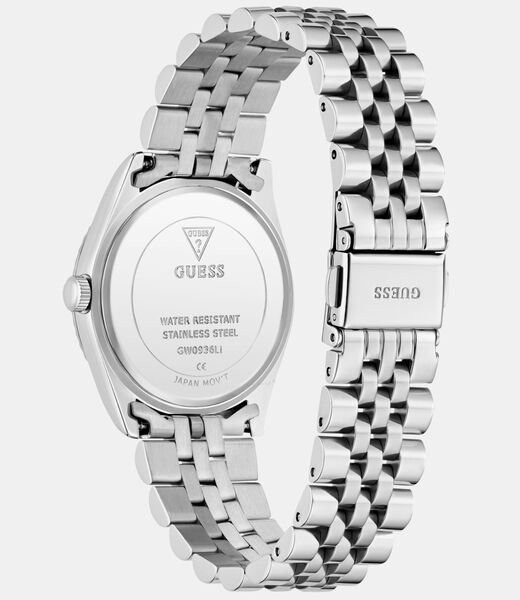 Ladies Silver Tone Multi-function Date Watch