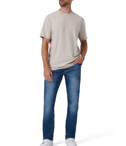guess all over logo t shirt