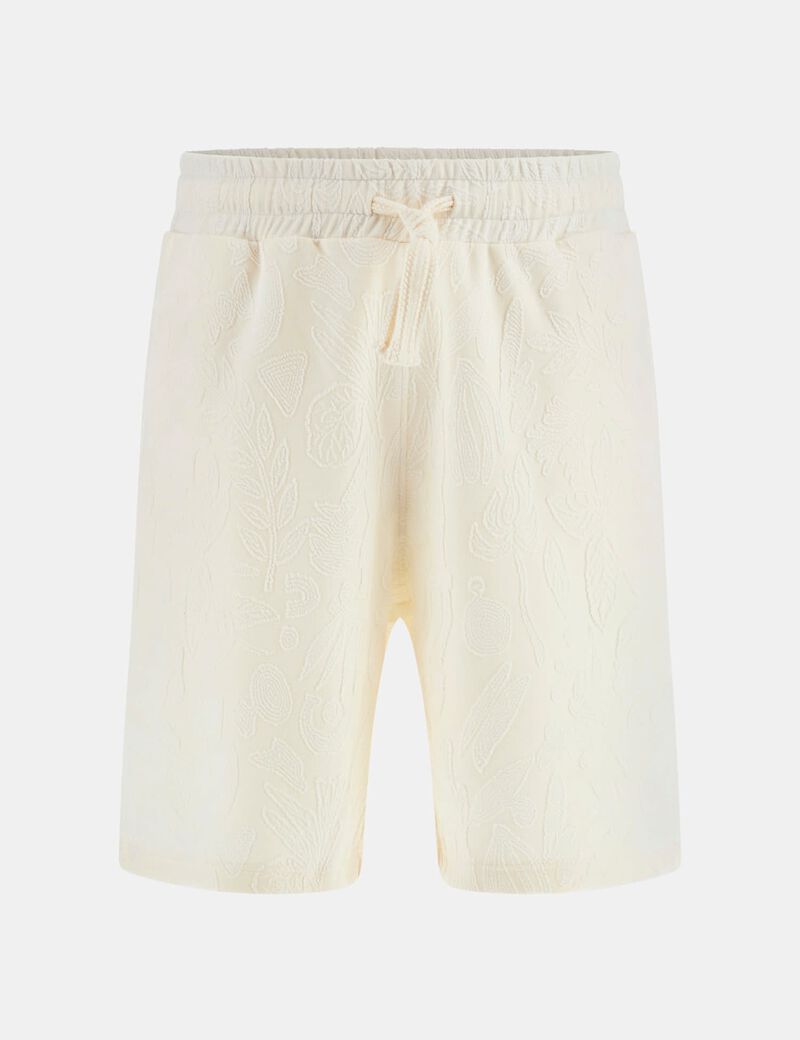 Loose-fit jacquard shorts