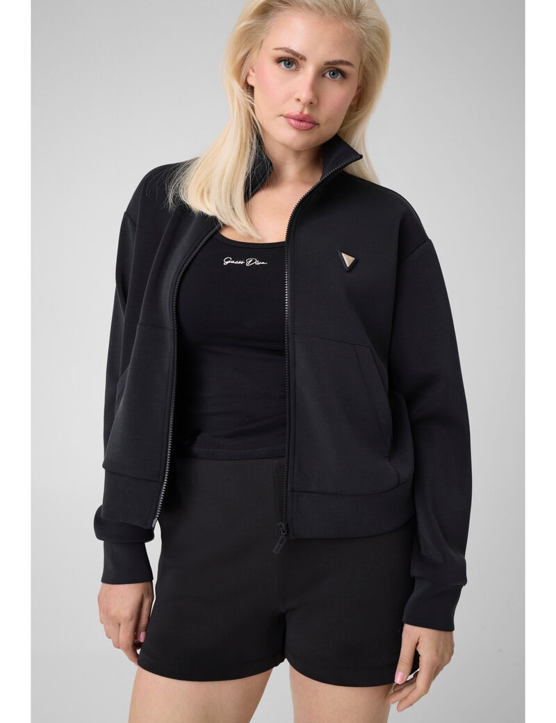 High neck sweatshirt