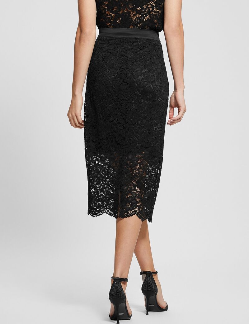 Lace Midi Skirt