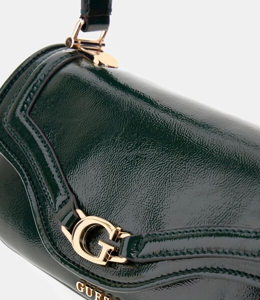 Dea patent mini crossbody bag